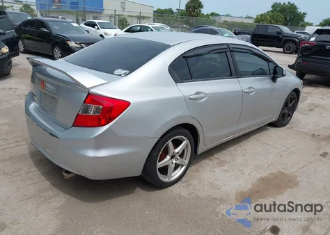 2012 Honda Civic Lx z USA, uszkodzony, nr VIN 19XFB2F56CE314637